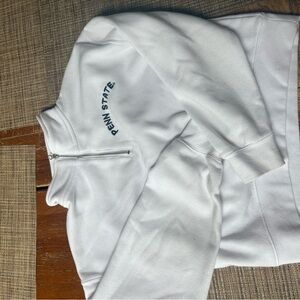 White Penn State Quarter-Zip Sweatshirt